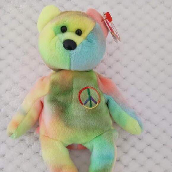 Ty Other - Beanie Baby: Peace Bear 9"